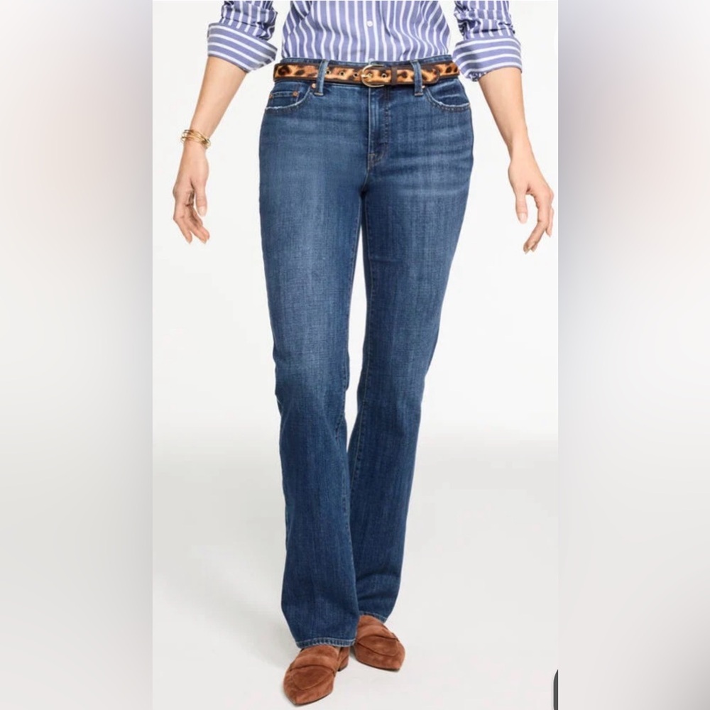 Talbots Classic Blue Barely Boot Jeans